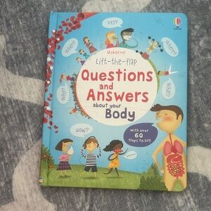 Born Lift-the-Flap Body Book - Blue and Red